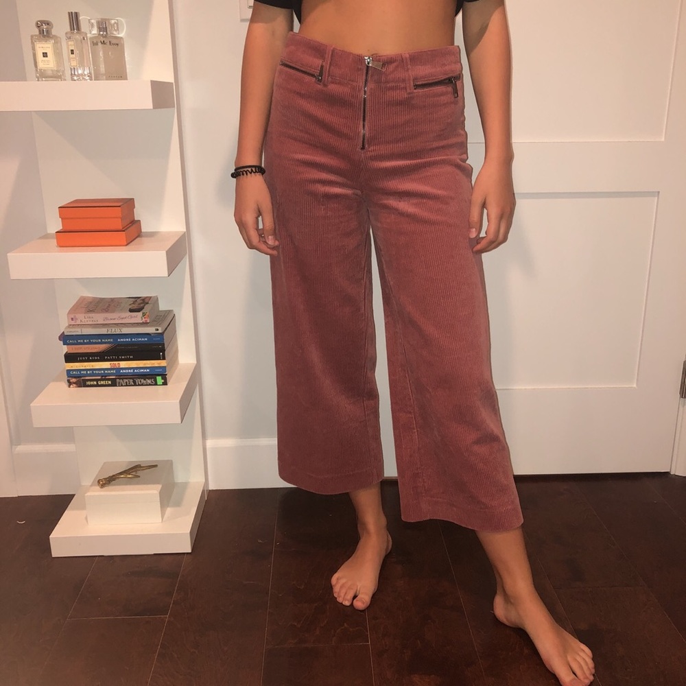 Zara Pink Corduroy Pants